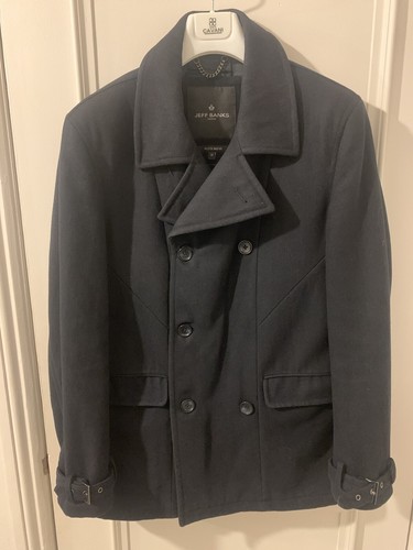 Jeff banks pea - coat,