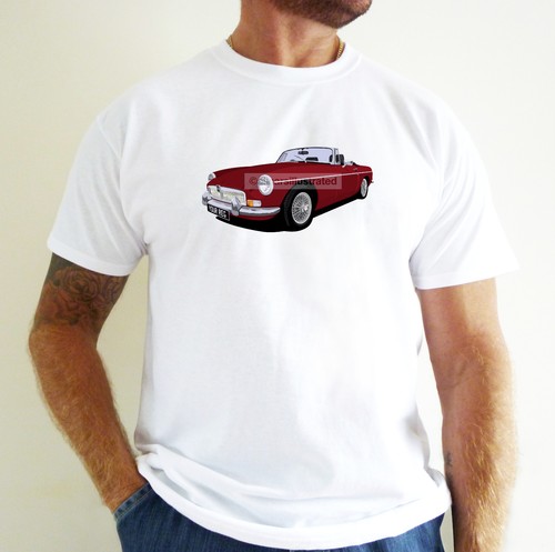 Mgb roadster car art shirt - car, t-shirt