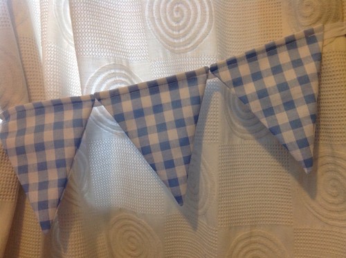 Bunting curtain boys nursery - boys,