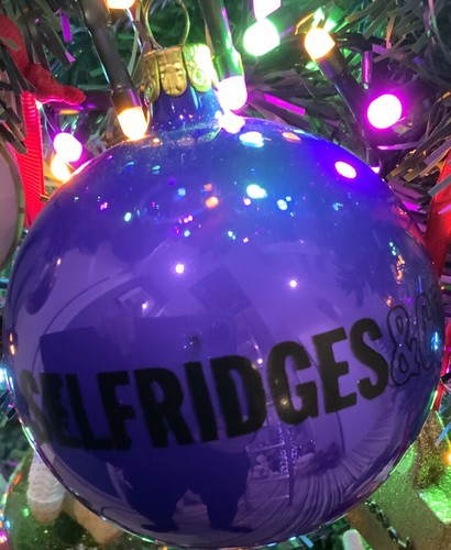 Selfridges glass dated purple - dated,