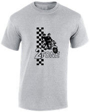 2 TONE MOPED MENS T SHIRT SKA