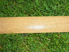 Aluminium Wood Effect Door Floor Edging Bar Trim - 32" Long