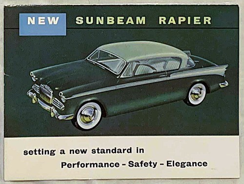 Sunbeam rapier sports saloon - rapier,