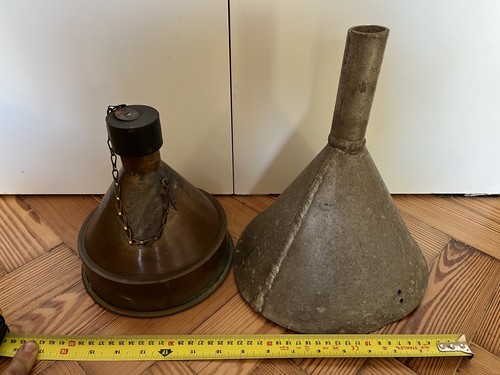Rare vintage brass funnel - rare,