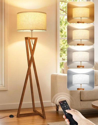 Outon walnut tripod floor - outon, lamp