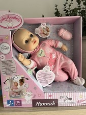Baby annabell hannah - hannah, let’s