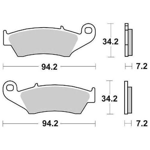 Brake pads pair - 694hf, 694