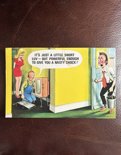 Bamforth saucy comic postcard - bamforth,