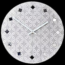 Grey Geometric Mirror Inlay