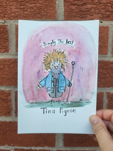 Tina turner pigeon - tina, original