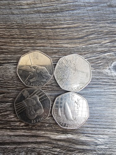 Olympic 50p coin bundle 4 - olympic,