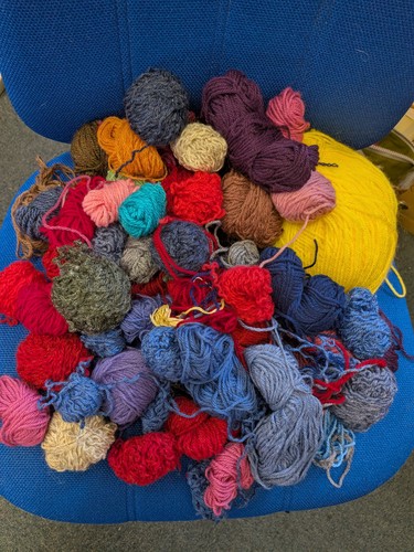 590g assorted wool remnants