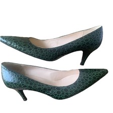 L K Bennett Green Leather