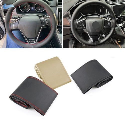 Leather steering wheel - leather,
