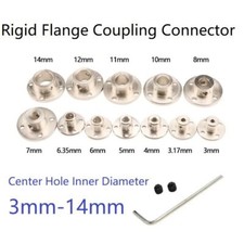 3mm-14mm Rigid Flange Coupling Motor Guide Shaft Flange Coupling Connector