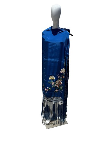 Vintage manton manila - vintage, silk
