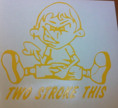 Stroke this motorcycle - stroke,