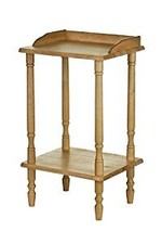 Rubberwood Rectangle Telephone