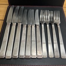 The Nail Design Walker & Hall Sheffield Silver Plated Cutlery Rendezvous 11pcs