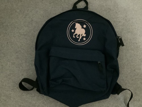 Girls navy blue - blue, backpack