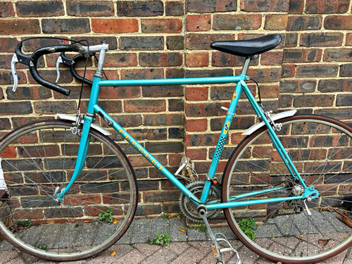 Peugeot road bike blue - bike,