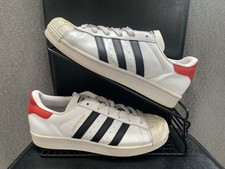 Adidas Superstar Nigo Bearfoot Trainers White Black Red UK size 6 