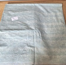 Fabric Remnant large 1m x 1.9m light green with pattern cotton