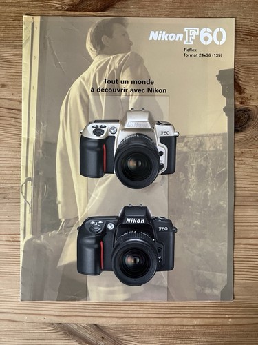 Nikon f60 paper brochure - -,