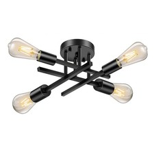 Modern 4/6 Head Light Black