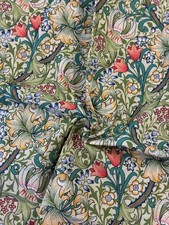 William Morris Golden Lily 100% Heavy Weight Cotton Fabric by the Half Metre