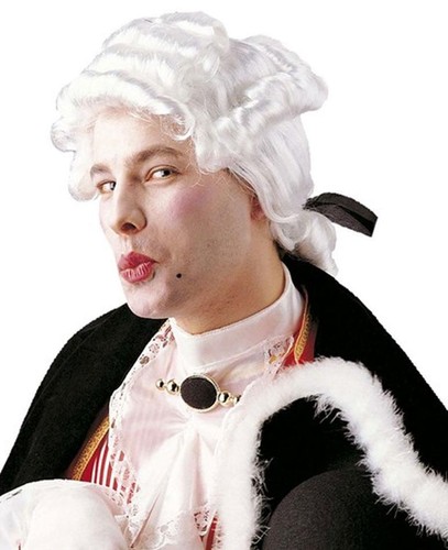 Casanova baroque costume - casanova, wig