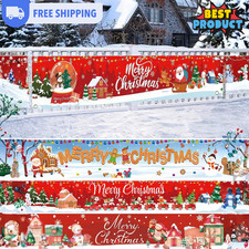Large Merry Christmas Banner for Christmas Party Decoration Outdoor Indoor, Xmas