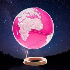Illuminated World Globe 33cm