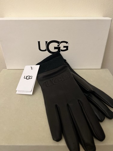 Ugg black real leather pure - black,