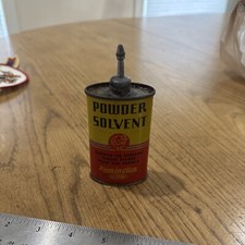 Rare Vintage Lead Top Remington Powder Solvent Gun Oil Tin Can