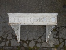 ANTIQUE VICTORIAN CAST IRON SINK WALL BRACKETS / STAND