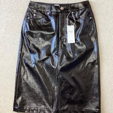 BNWT Ladies M&S Black Faux