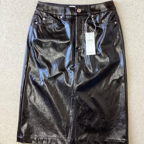 Bnwt ladies black faux - ladies,