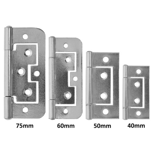 Flush hinges zinc plated - flush,
