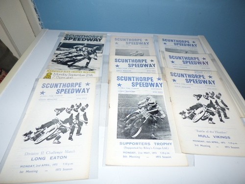 Vintage speedway programmes - vintage,
