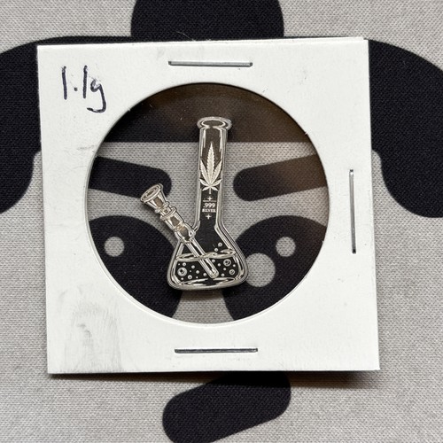 1grams 999 silver bong - silver,