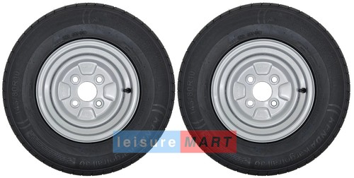 Pair 145x10 trailer wheel - pair,