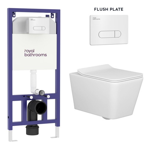 Elena wall hung rimless toilet - wall,