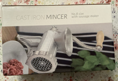 Apollo cast iron meat mincer - cast, &