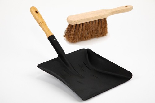 Metal coal shovel with wooden - metal,