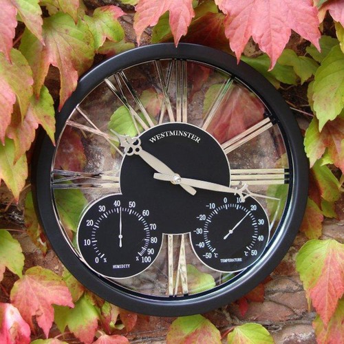 Garden wall clock - garden,