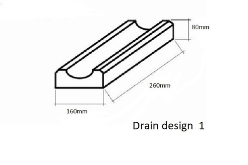 Drainage channel driveway - channel, &