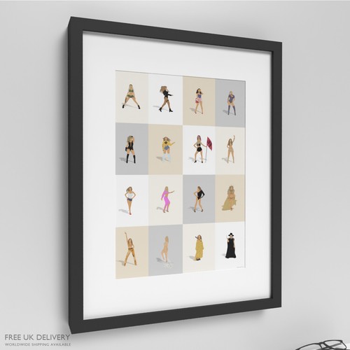 Beyonce print poster art - poster,