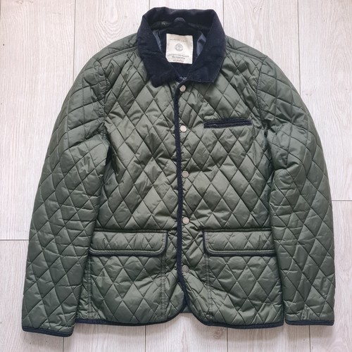Green selected homme quilted - green,