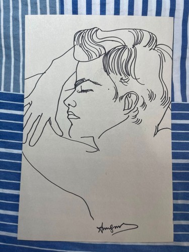 Andy warhol paiting old - paiting, on